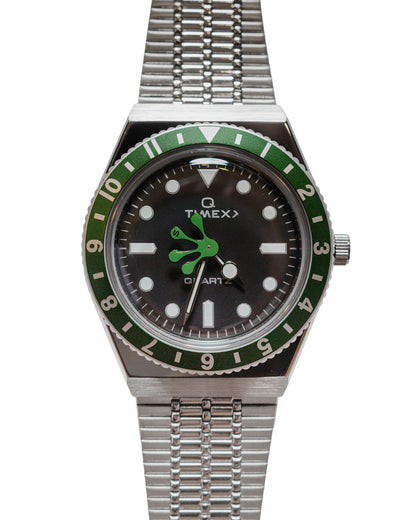 Timex Q Timex seconde/seconde/ 38mm Green Bezel