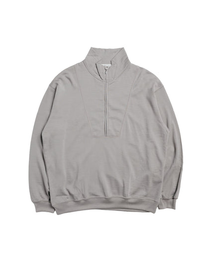 Universal Products Half Zip Wool Sweat Gray