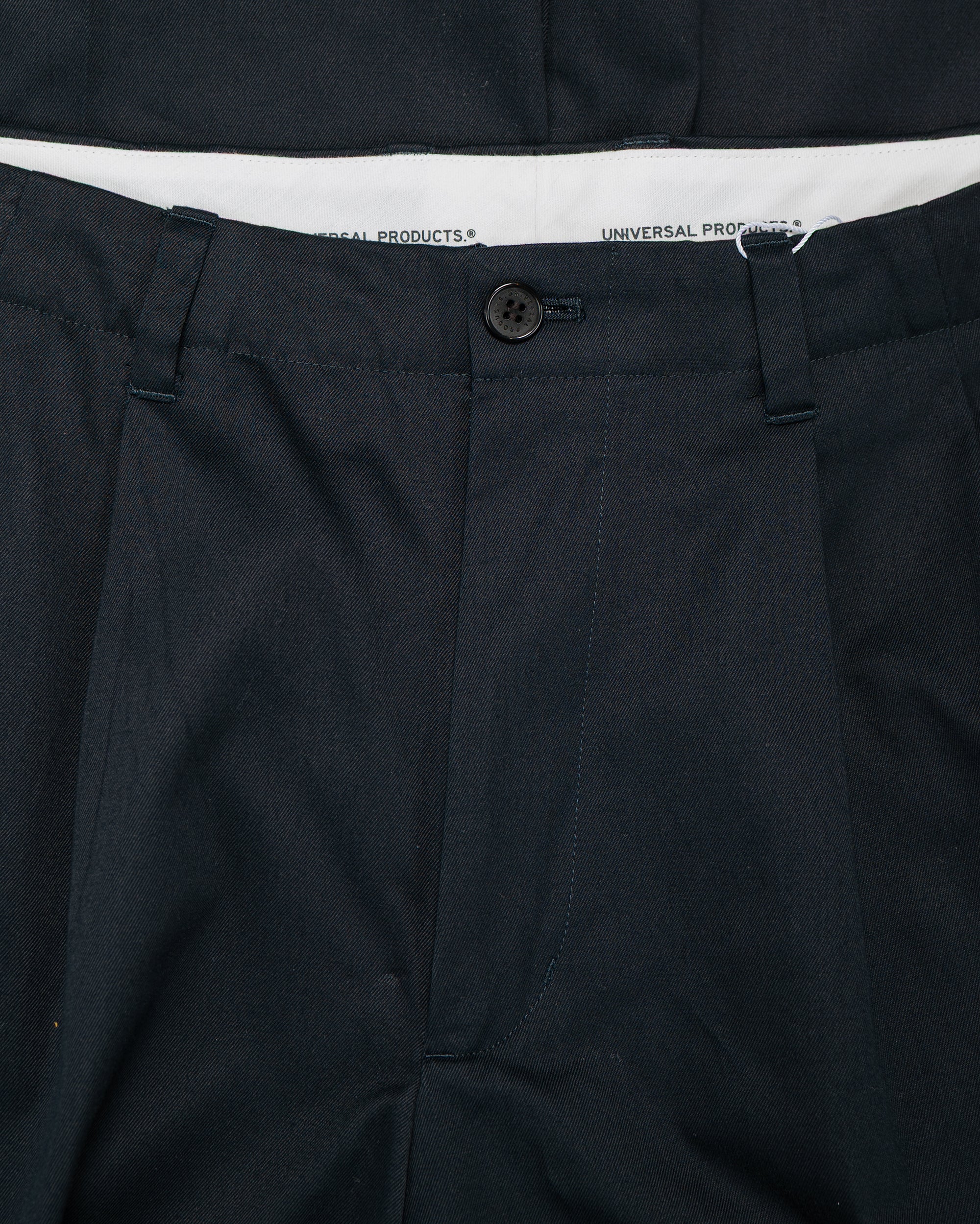 Universal Products 2Tuck Wide Chino Trouser Navy
