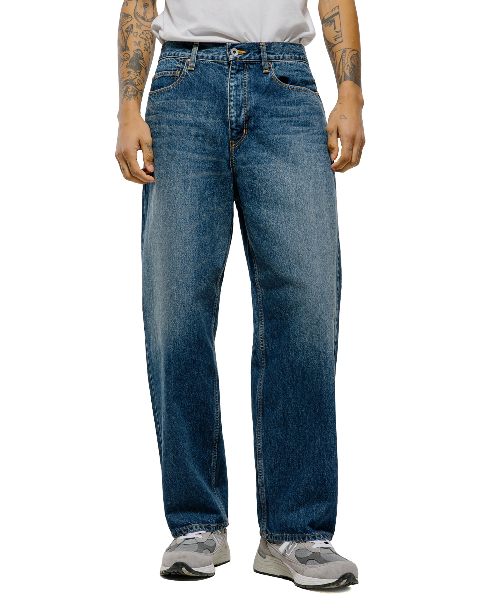 Universal Products 5Pocket Buggie Denim Pants Vintage Wash