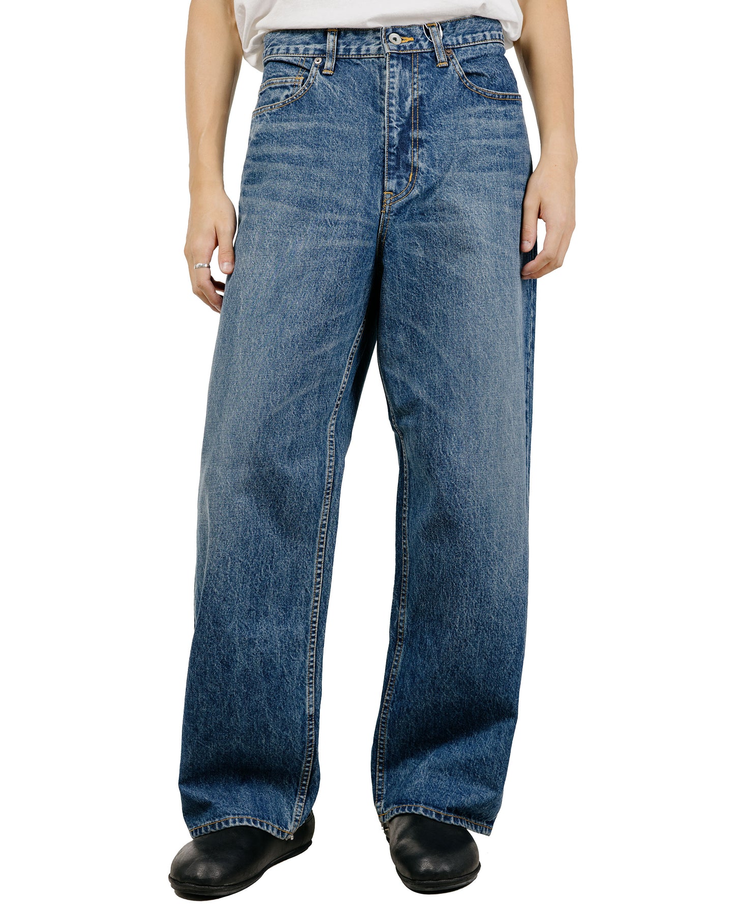 Universal Products 5Pocket Buggie Denim Pants Vintage Wash