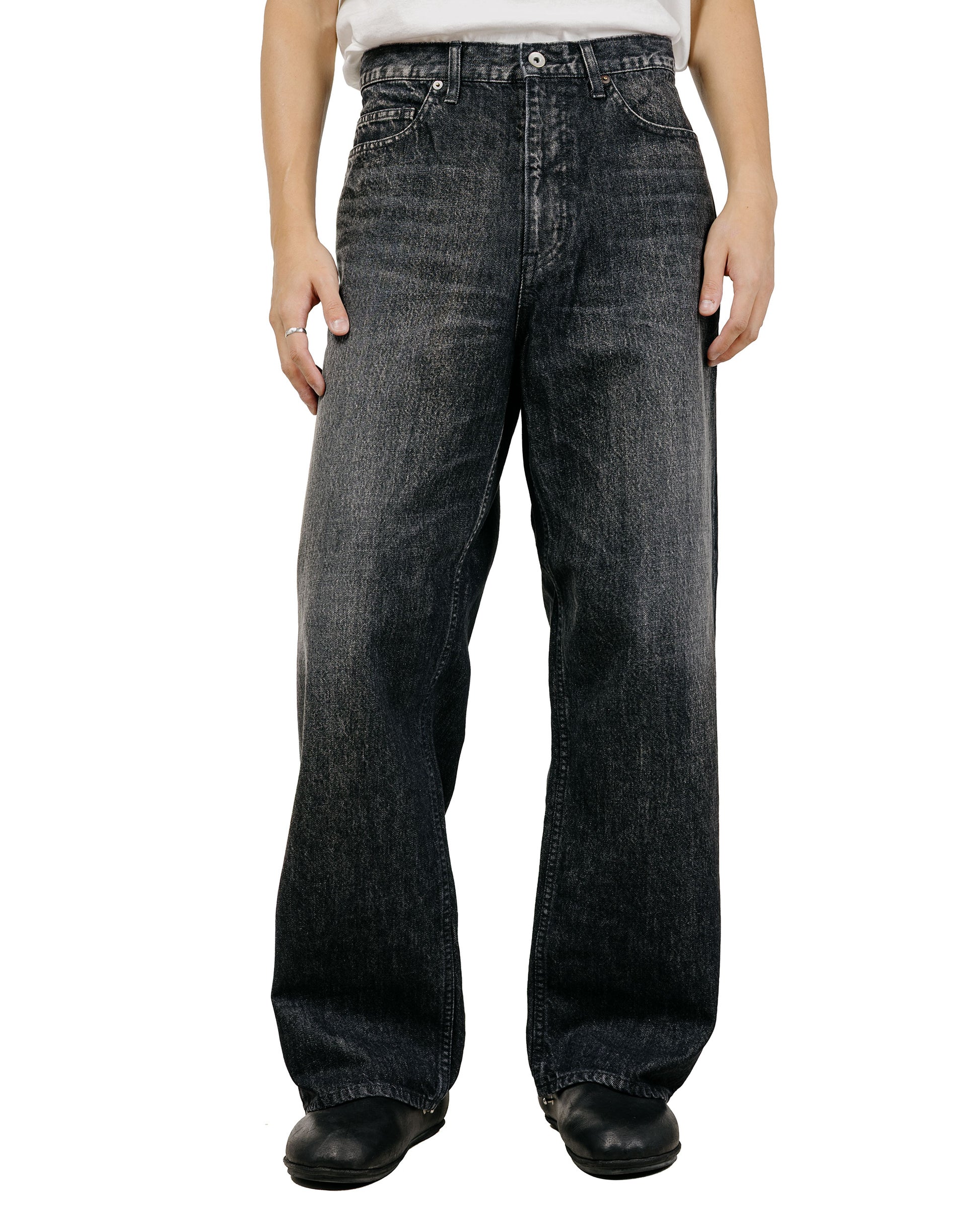 lost & found Universal Products Universal Products 5Pocket Buggie Denim Pants Wash Black