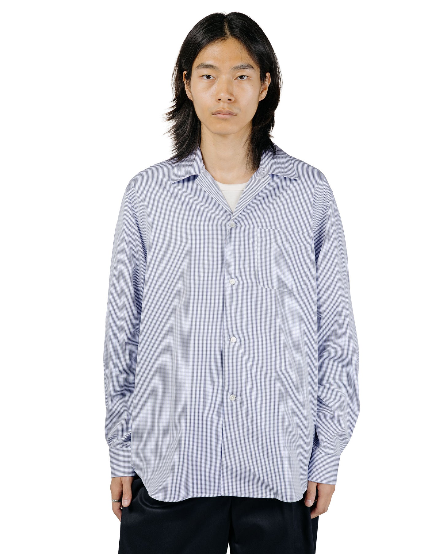 Universal Products L/S Dress Shirts Navy