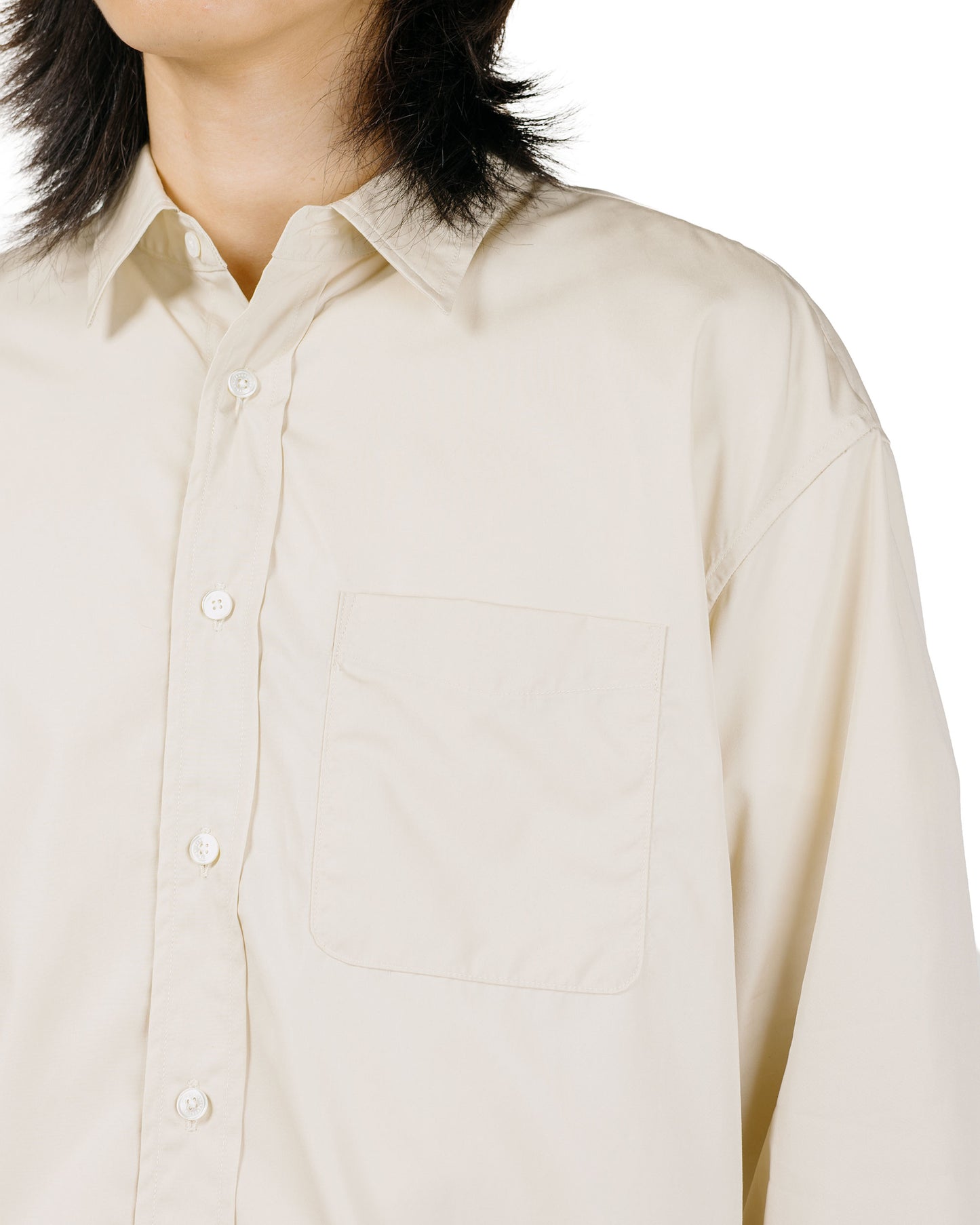 lost & found Universal Products Universal Products L/S Regular Shirts Ivory