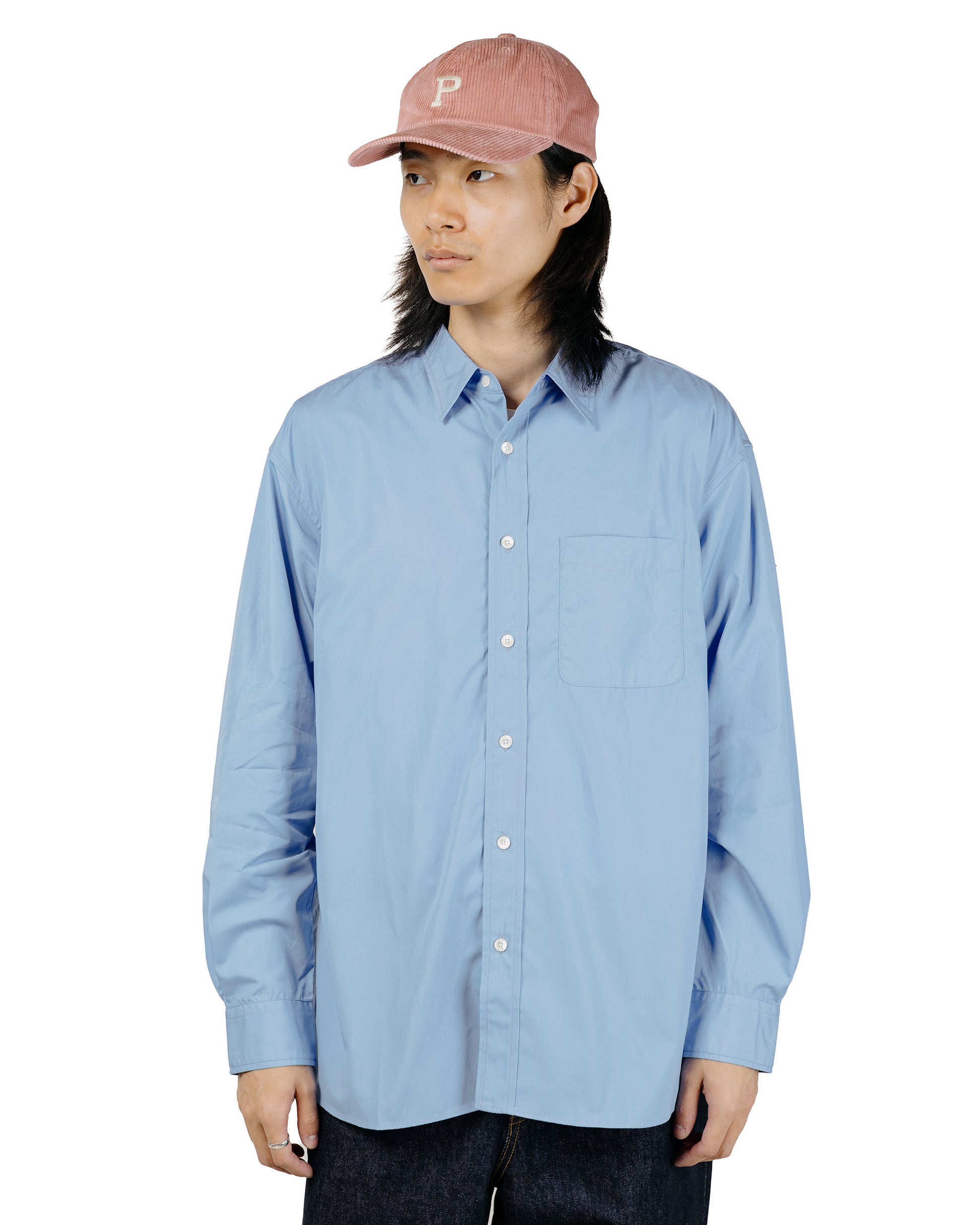 Universal Products L/S Regular Shirts Sax
