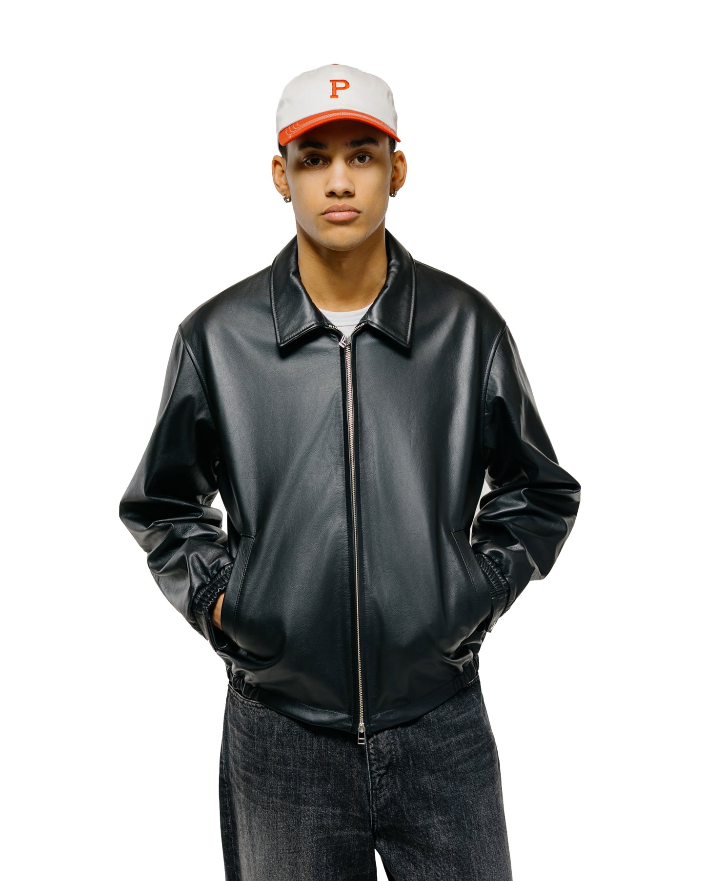 Universal Products Leather Blouson Black