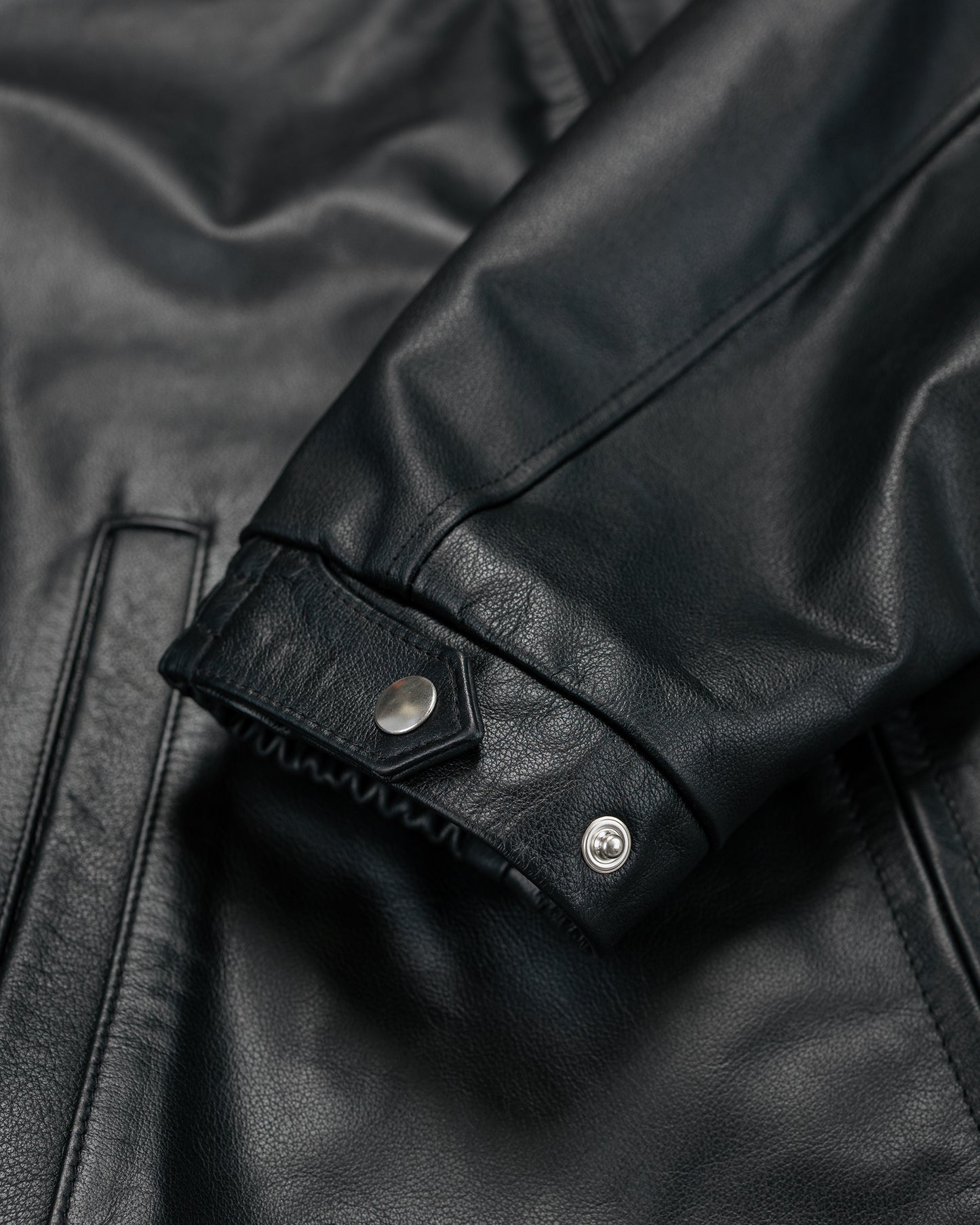 Universal Products Leather Blouson Black