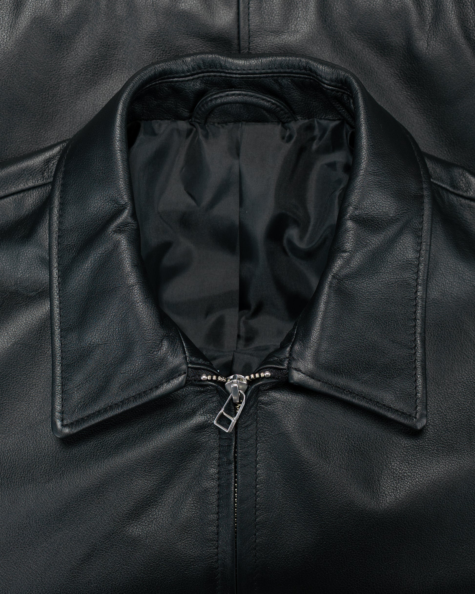 Universal Products Leather Blouson Black
