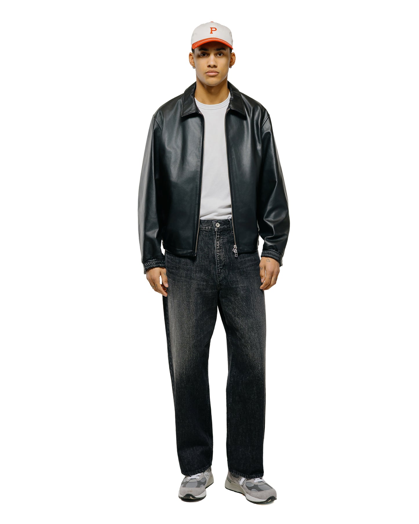 Universal Products Leather Blouson Black