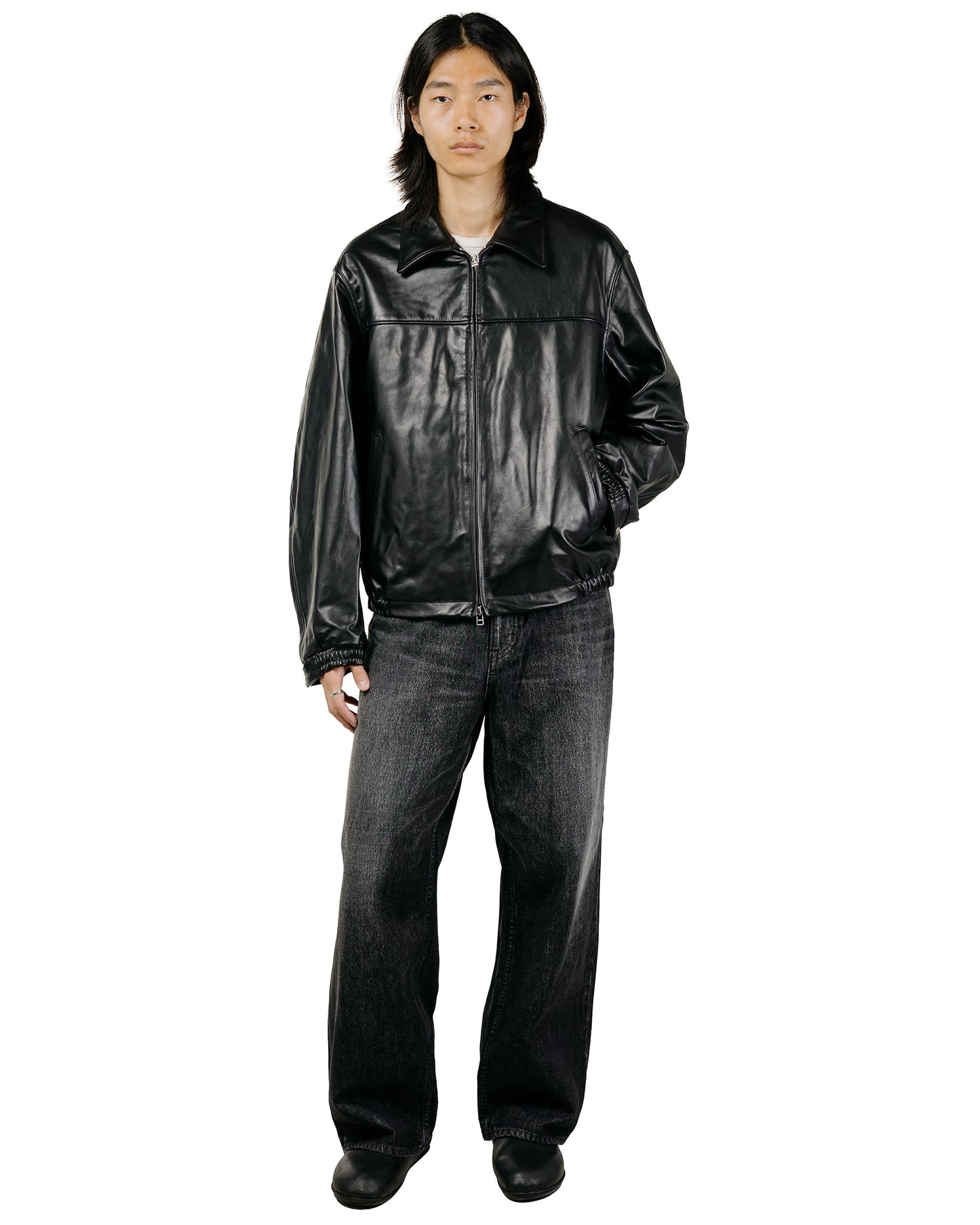 Universal Products Leather Jacket Black