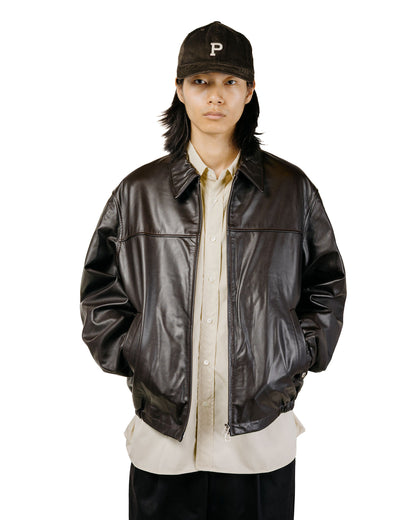 Universal Products Leather Jacket Brown