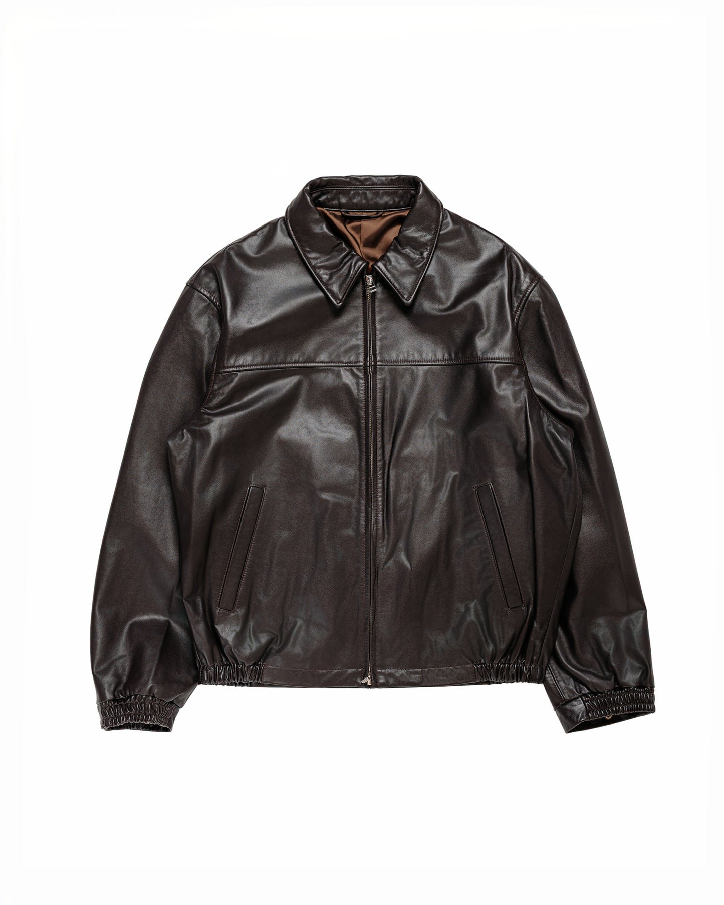 Universal Products Leather Jacket Brown