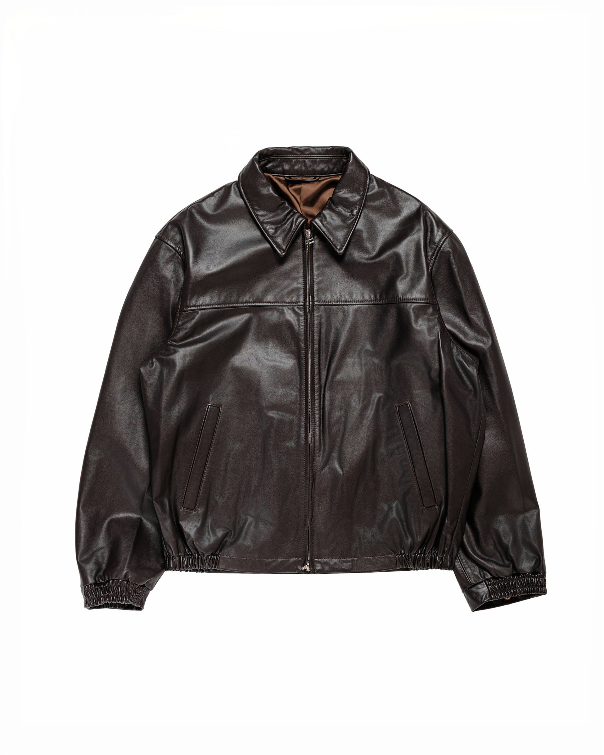 Universal Products Leather Jacket Brown