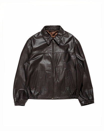 Universal Products Leather Jacket Brown