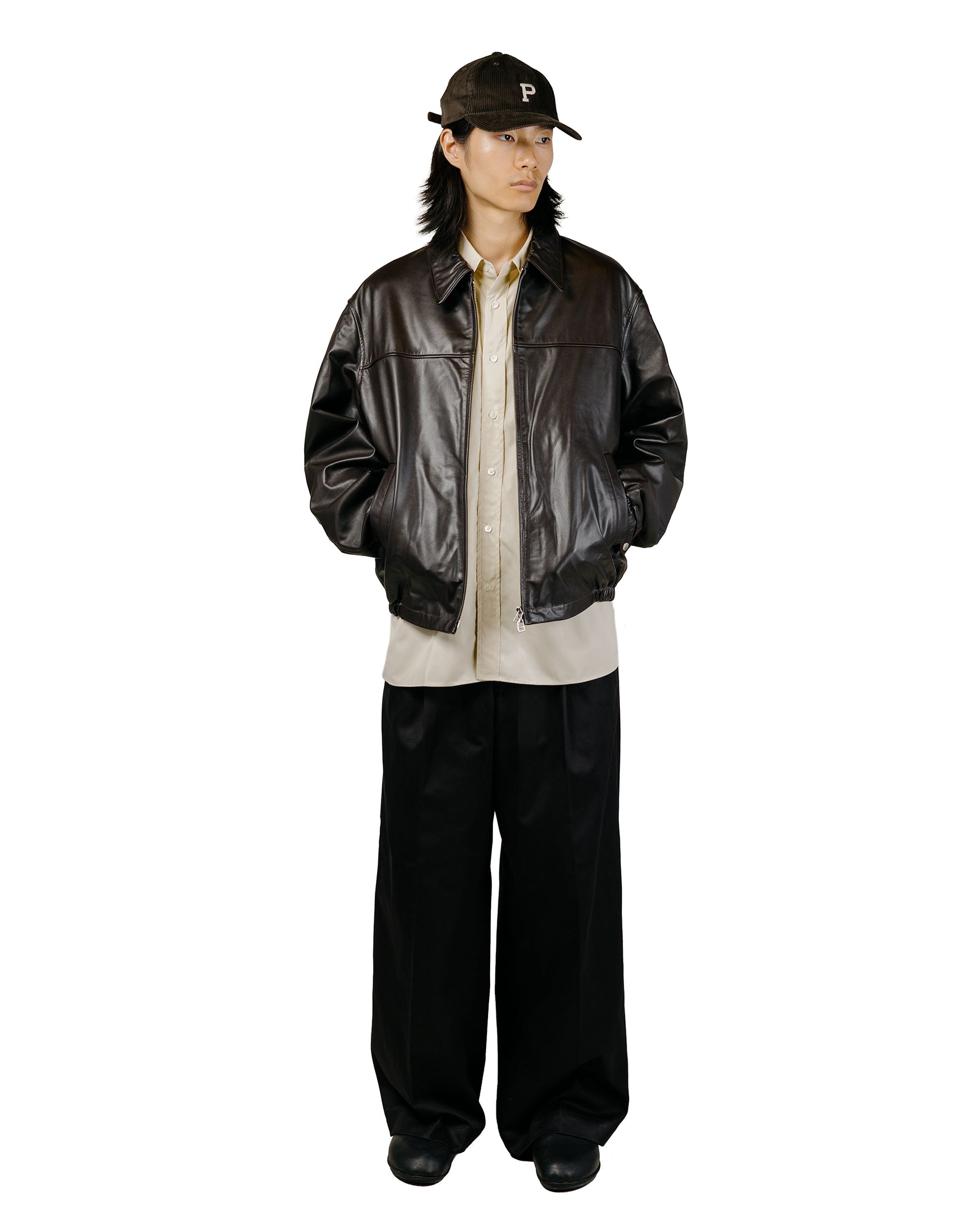 Universal Products Leather Jacket Brown