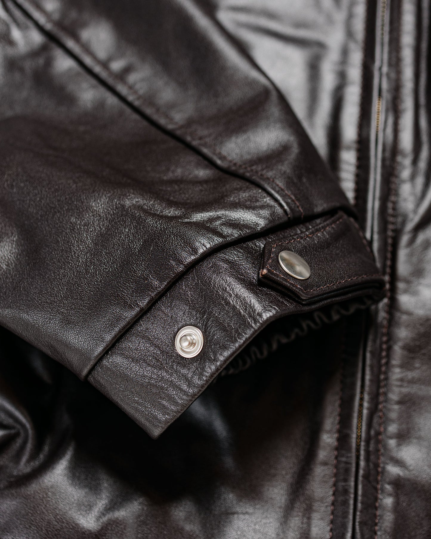 Universal Products Leather Jacket Brown