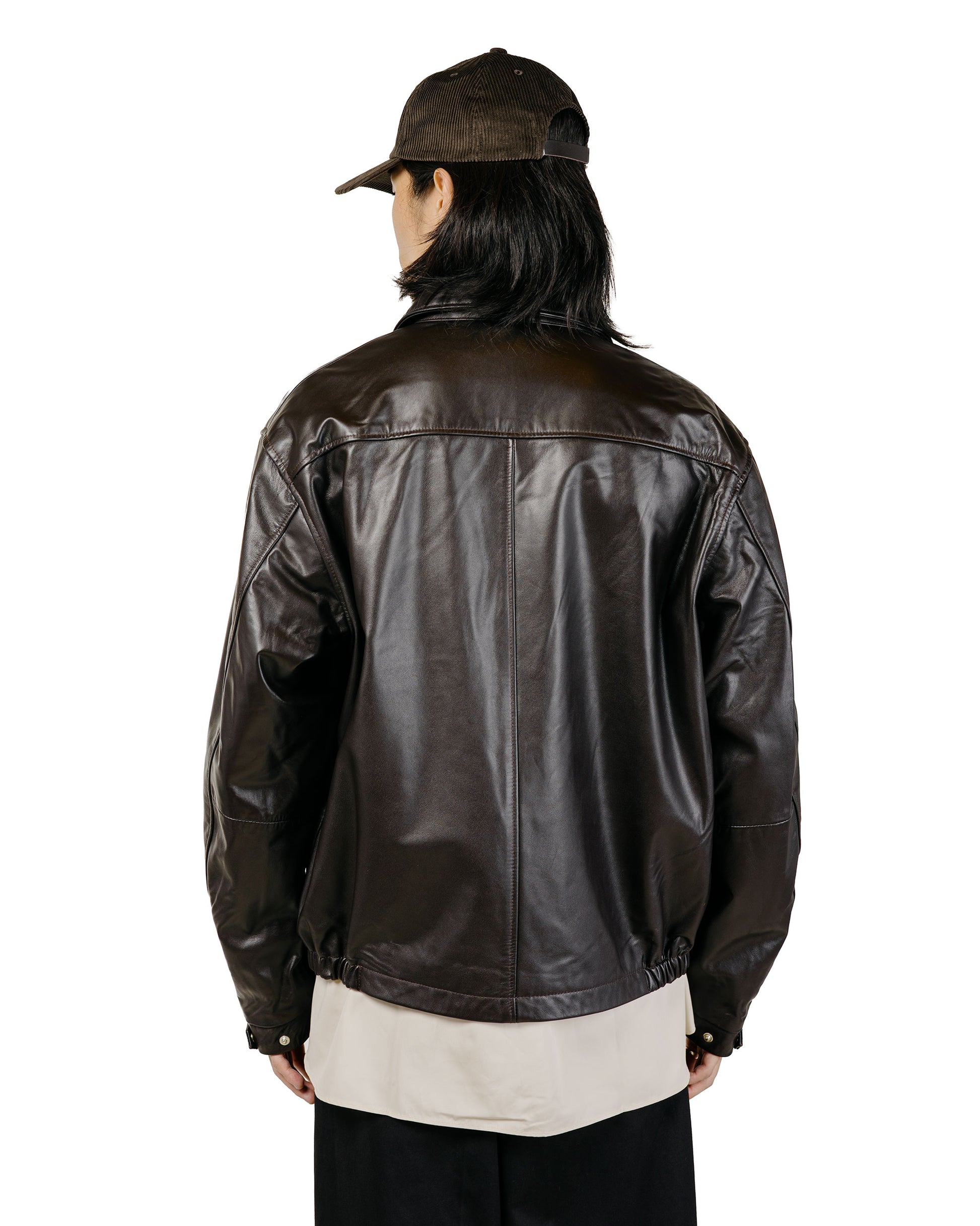 Universal Products Leather Jacket Brown