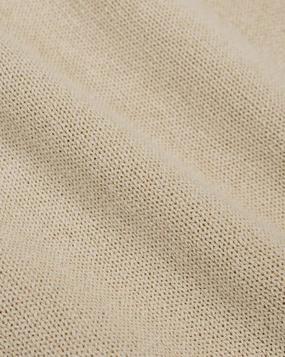 Universal Products Linen Knit Hoodie Ecru