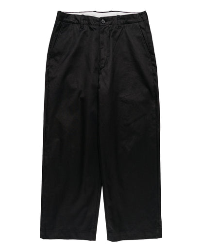 lost & found Universal Products Universal Products No Tuck Chino Trousers Black