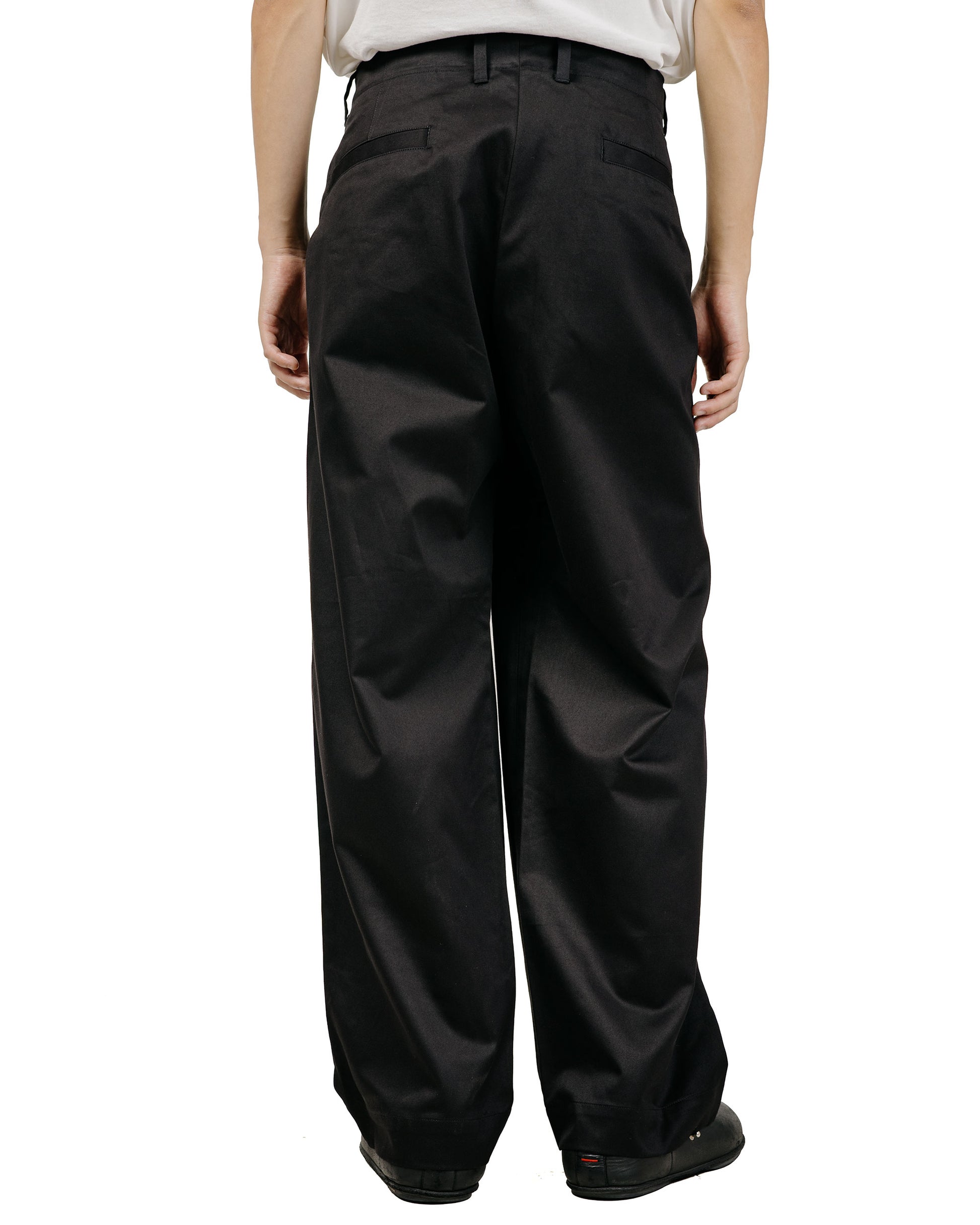 lost & found Universal Products Universal Products No Tuck Chino Trousers Black
