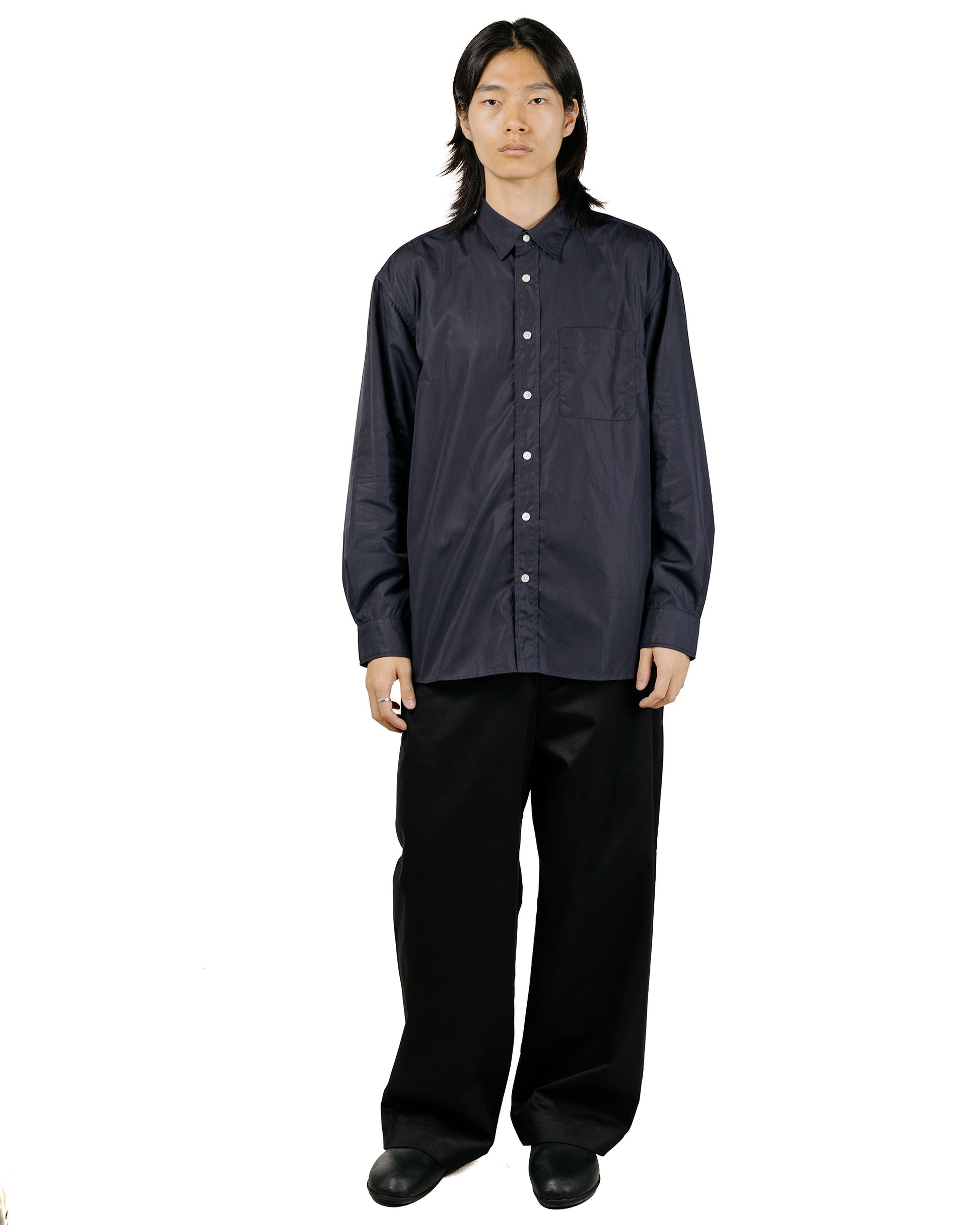lost & found Universal Products Universal Products No Tuck Chino Trousers Black