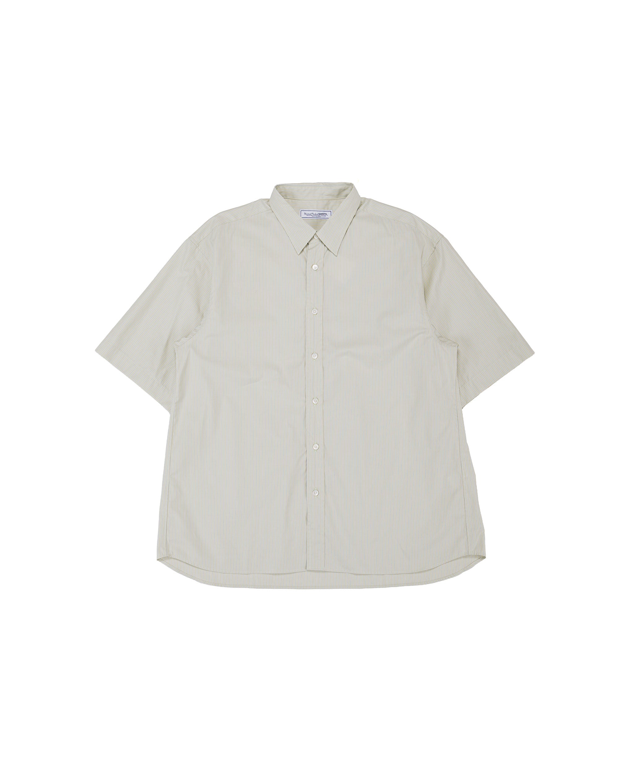 ユニバーサルプロダクツ S/S レギュラーシャツ グリーン