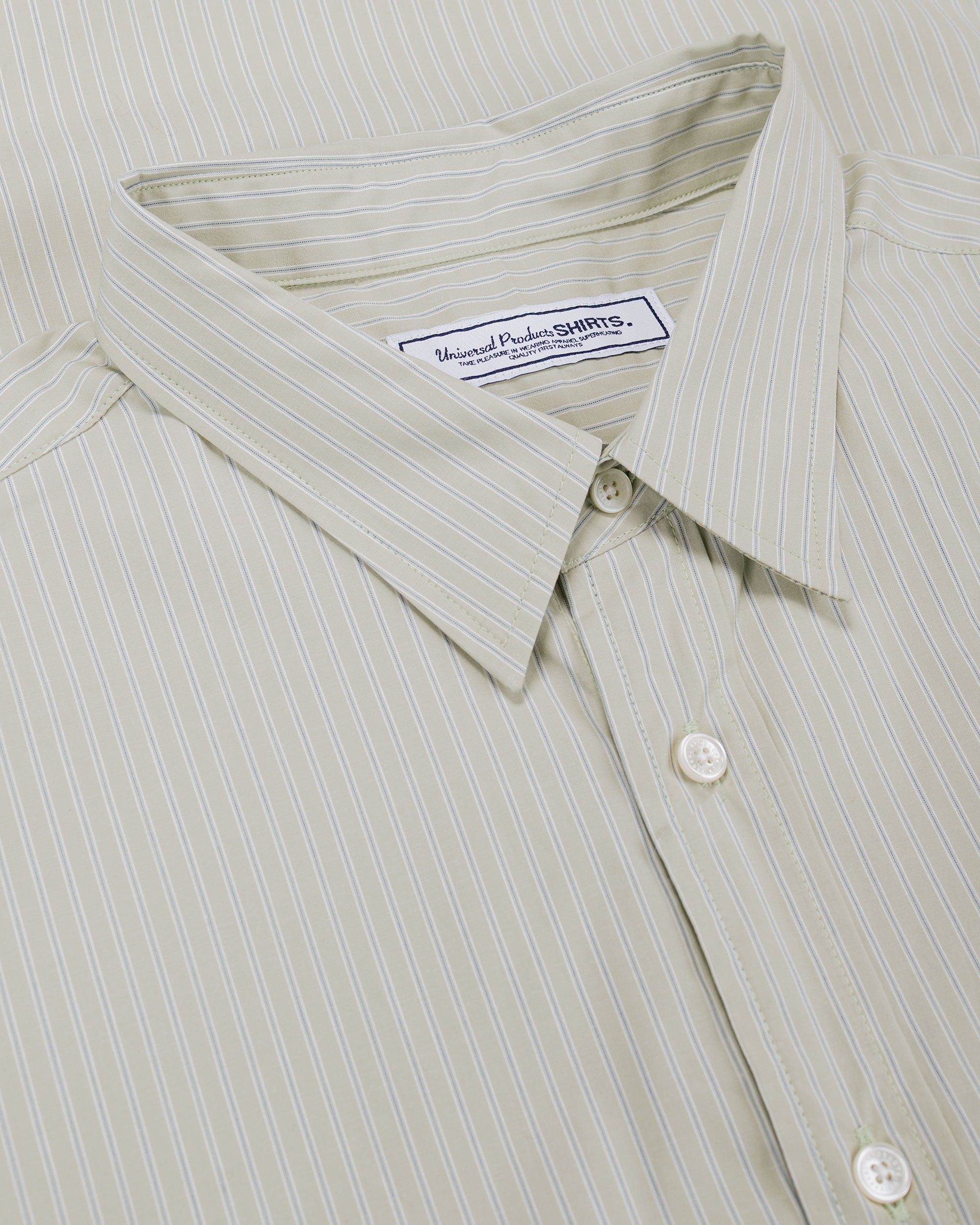 Universal Products S/S Regular Shirts Green
