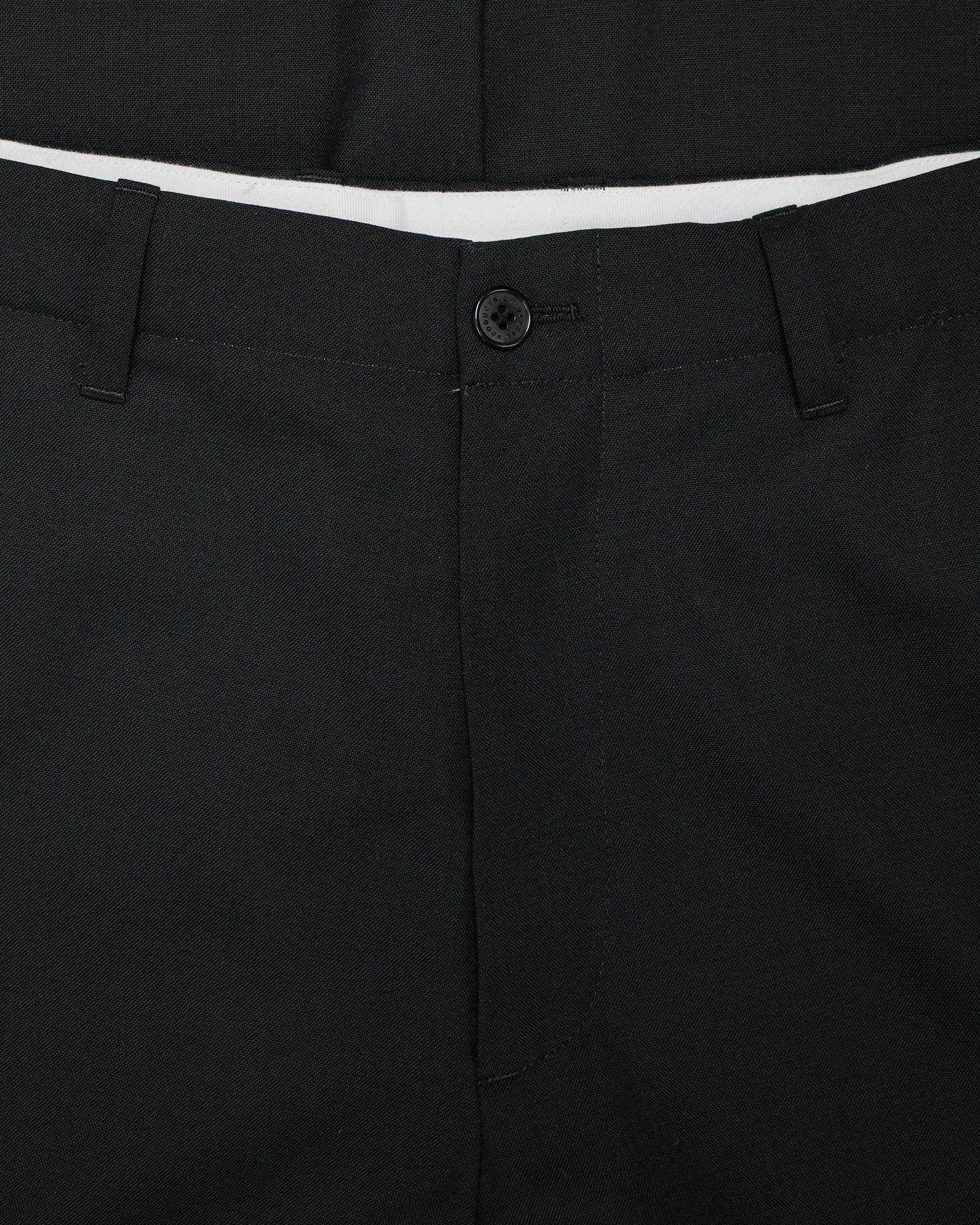 Universal Products Summer Wool Wide Trousers Black
