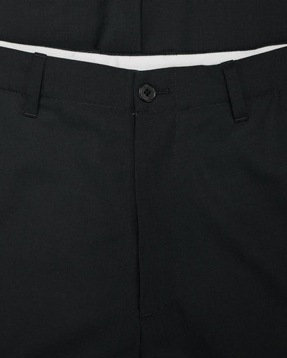 Universal Products Summer Wool Wide Trousers Black