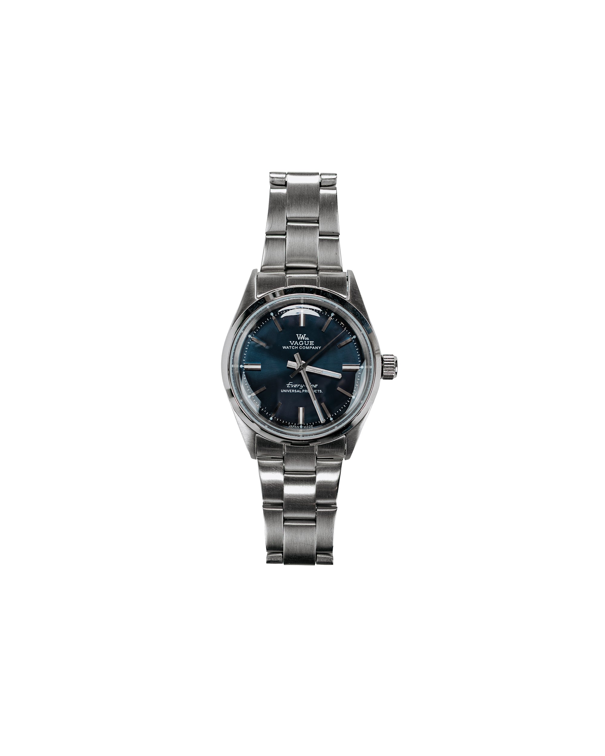 Universal Products Vague Watch Co. Every-One Non Date Navy