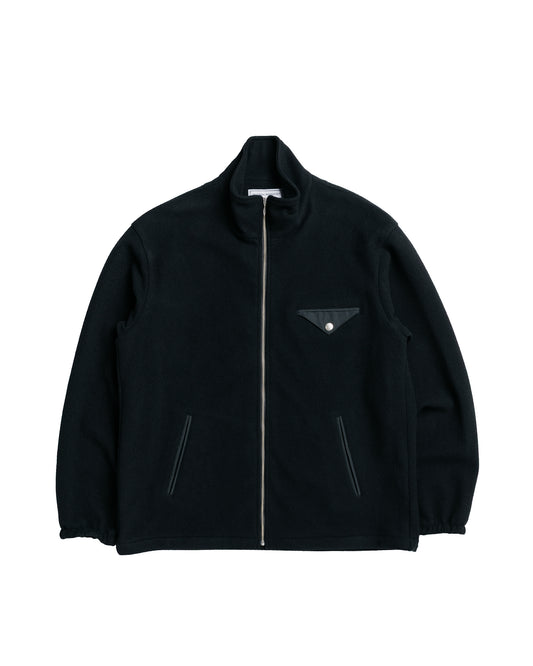 Universal Products Wool Cashmere Fleece Jacket Black