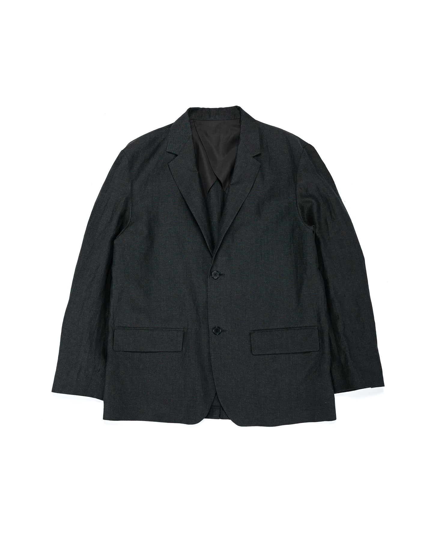 Universal Products Wool Linen 2B Jacket Charcoal