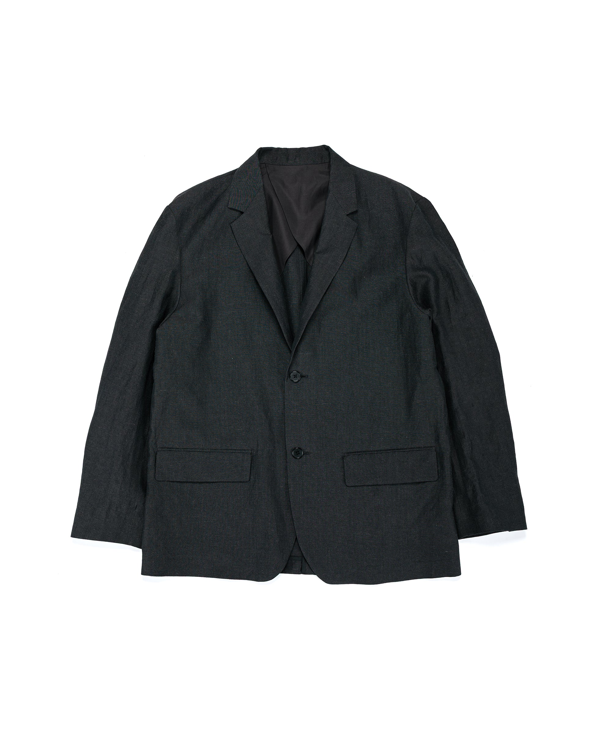 Universal Products Wool Linen 2B Jacket Charcoal