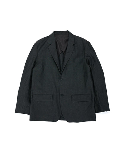 Universal Products Wool Linen 2B Jacket Charcoal