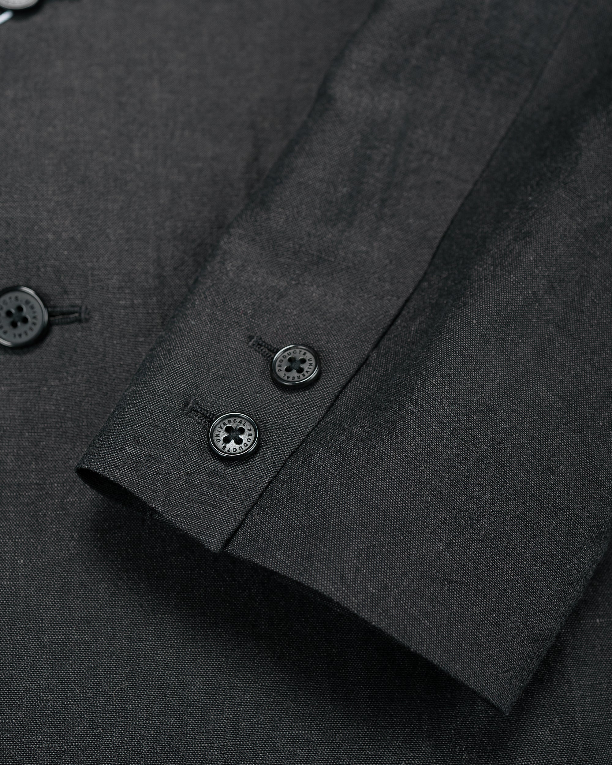 Universal Products Wool Linen 2B Jacket Charcoal