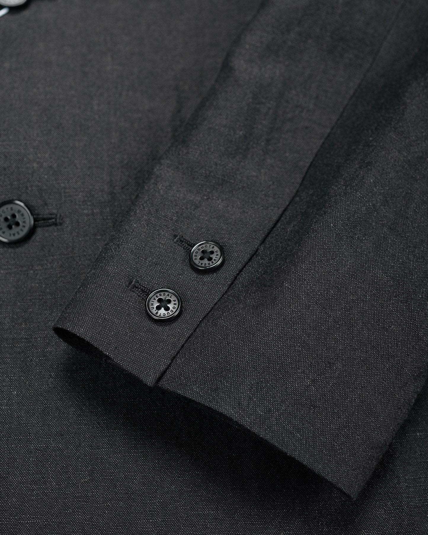Universal Products Wool Linen 2B Jacket Charcoal