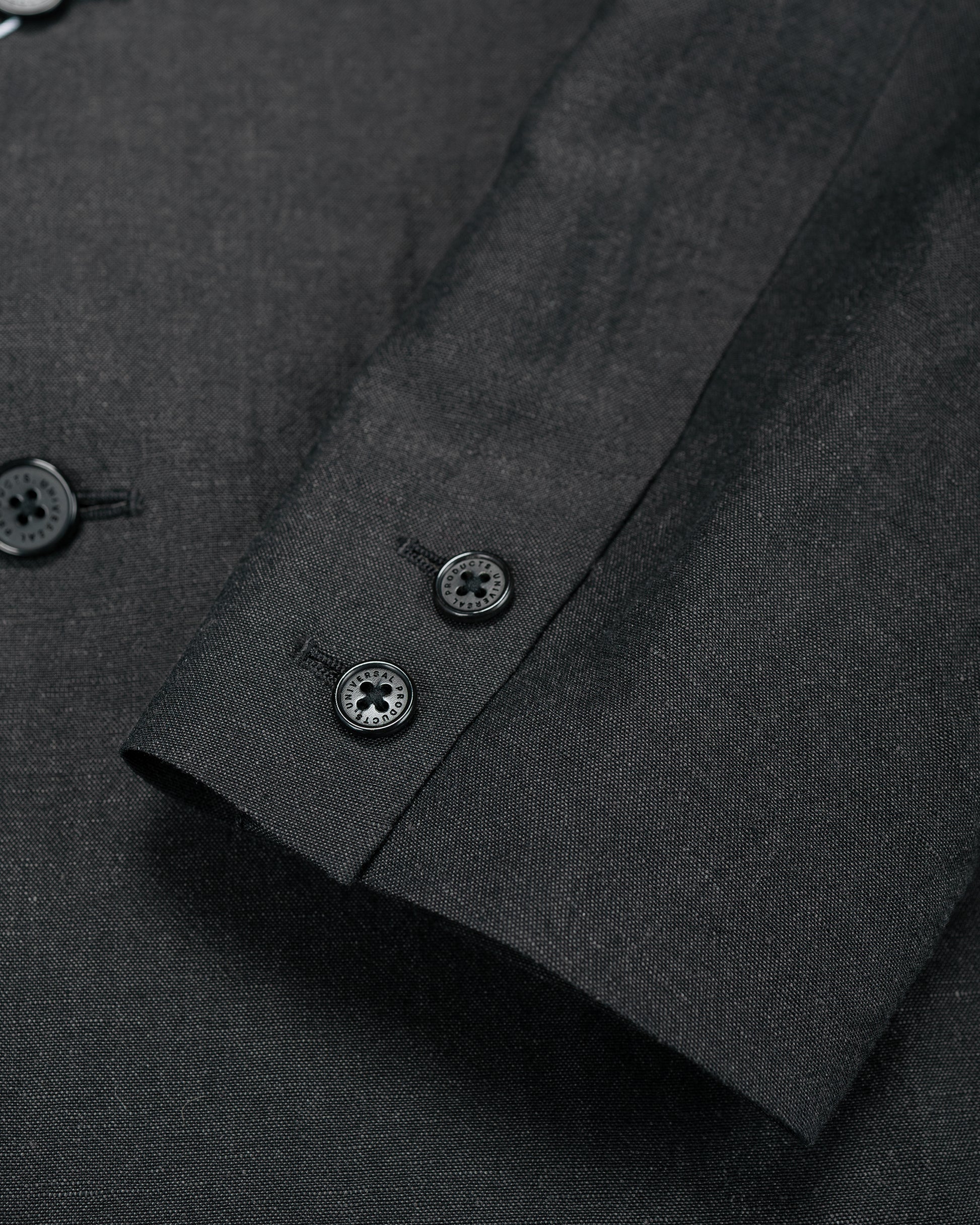 Universal Products Wool Linen 2B Jacket Charcoal