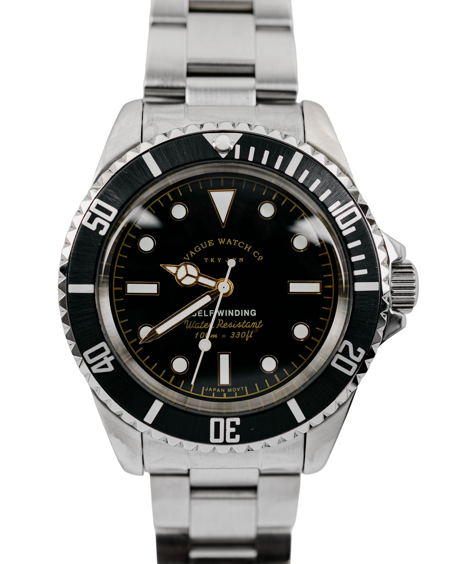 Vague Watch Co. Gry Fad Watch Black Bezel 40mm