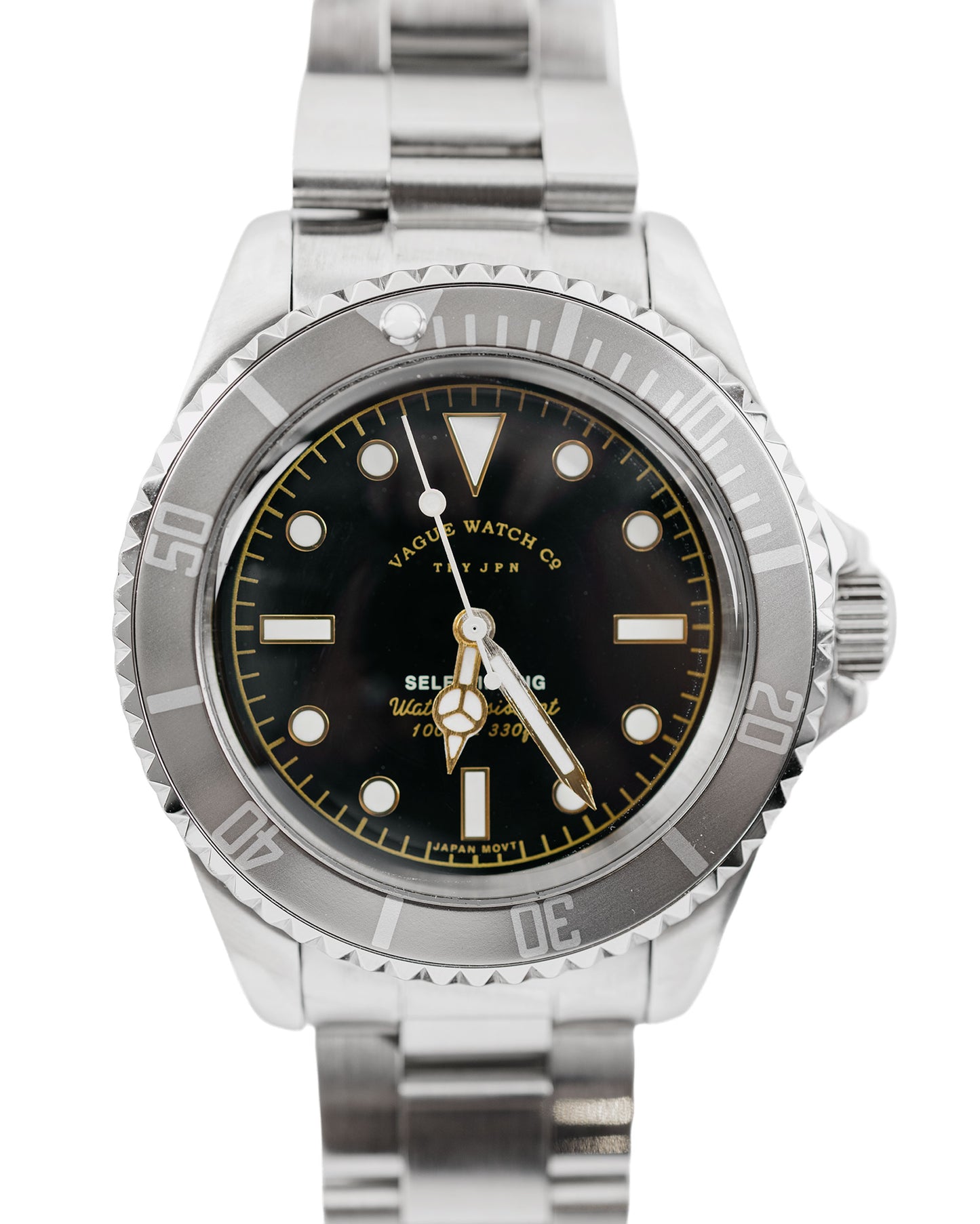 Vague Watch Co. Gry Fad Watch Grey Bezel 40mm