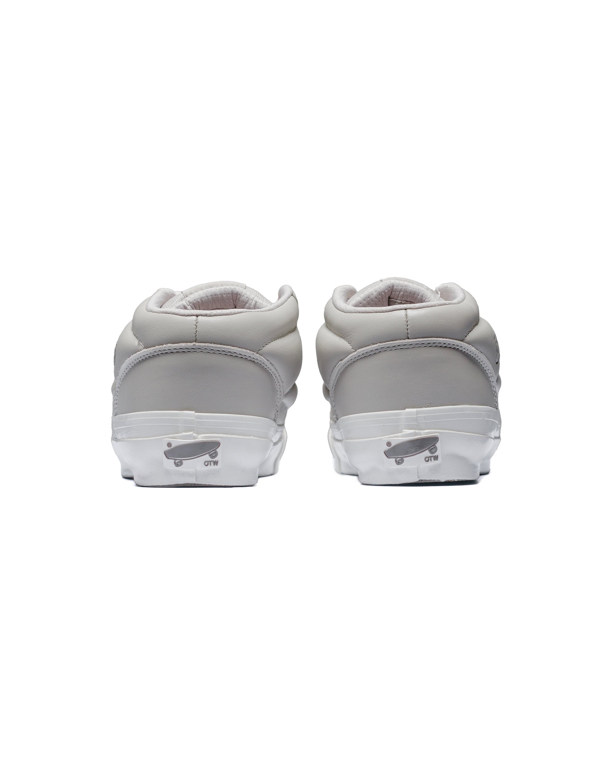 Grey leather vans clearance