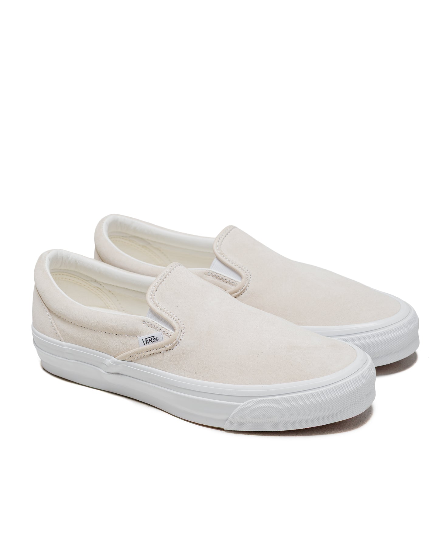 Vans Premium Slip-On 98 LX Pig Suede Creme Brule Beige