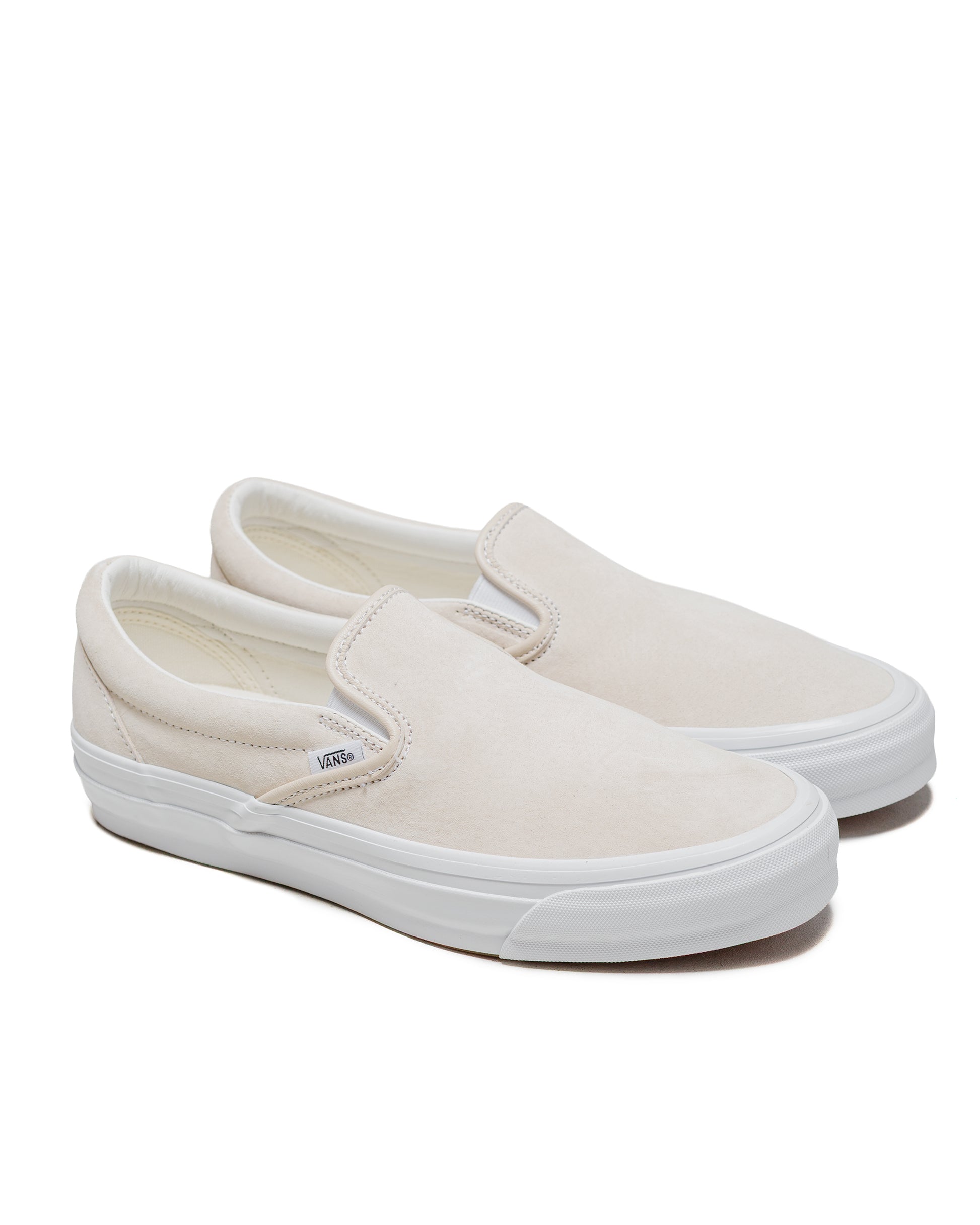 Vans Premium Slip-On 98 LX Pig Suede Creme Brule Beige