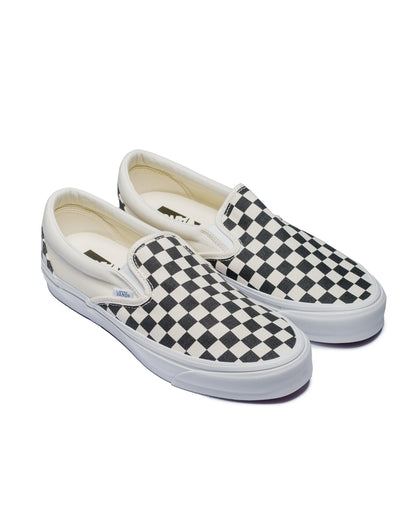 Vans Premium Slip-On Reissue 98 LX Checkerboard Black/White front side