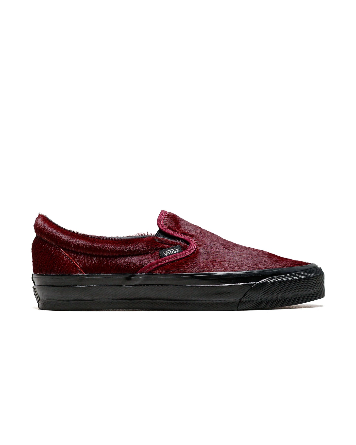 Vans Premium Slip-On Reissue 98 LX Pony Hair Burgundy
