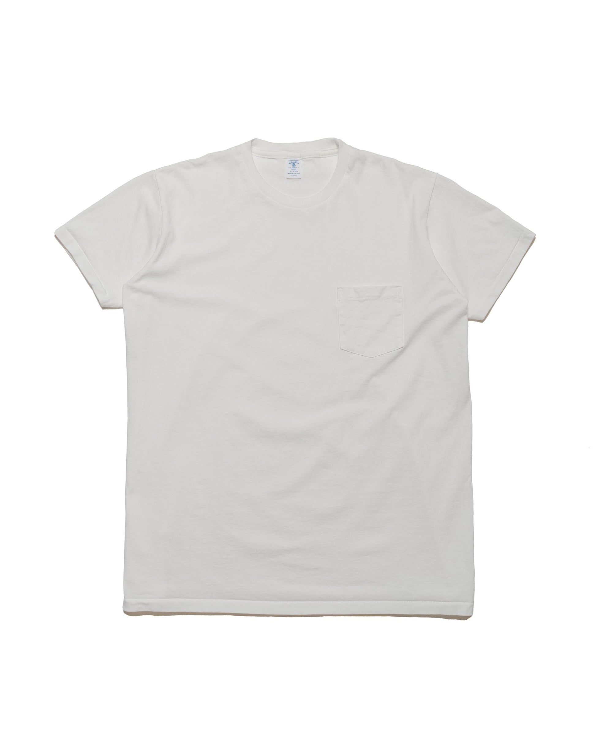 Velva Sheen 2PAC S/S C/N Tee w/PKT White