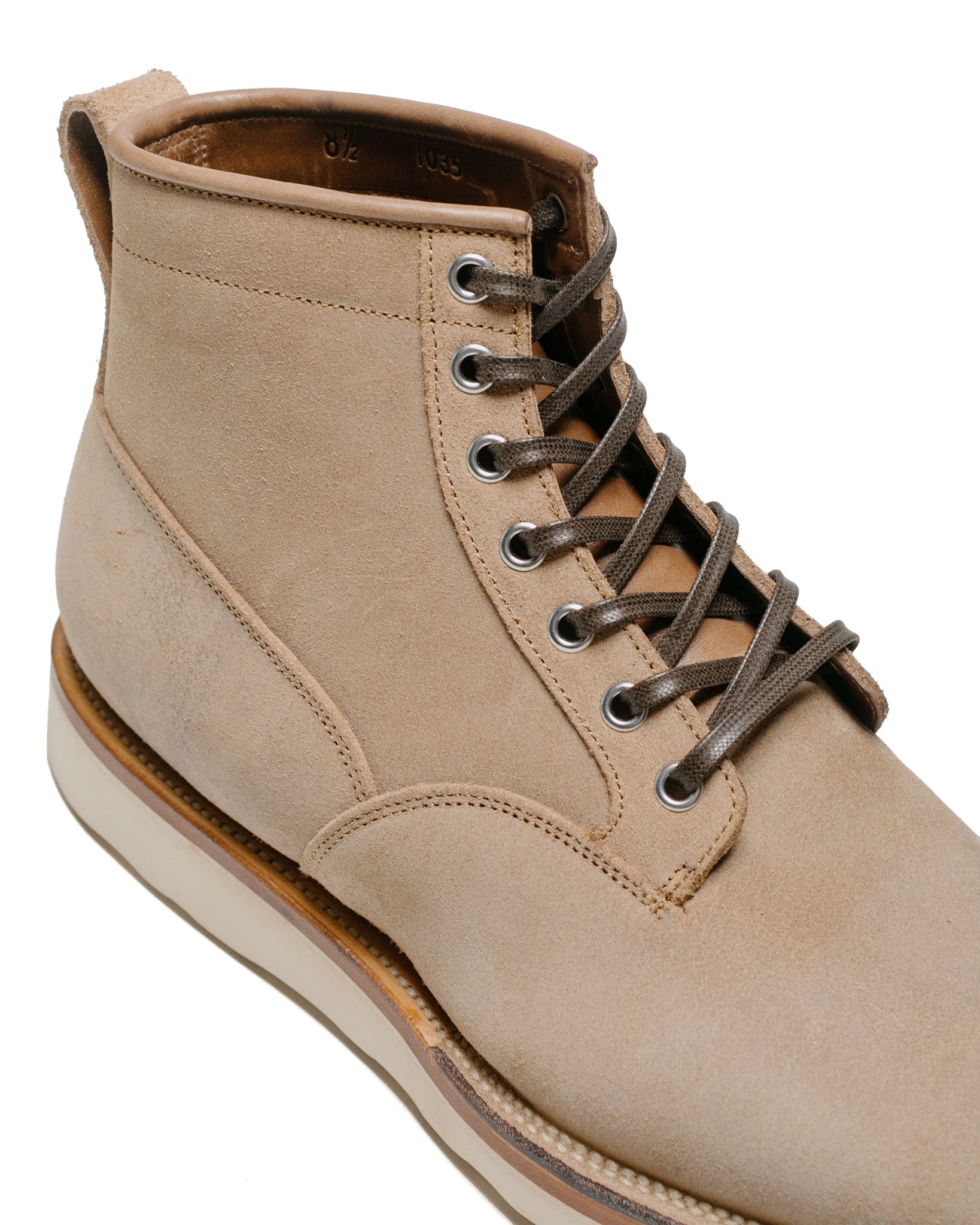 Viberg 1035 Scout Boot Natural Chromexcel Roughout close