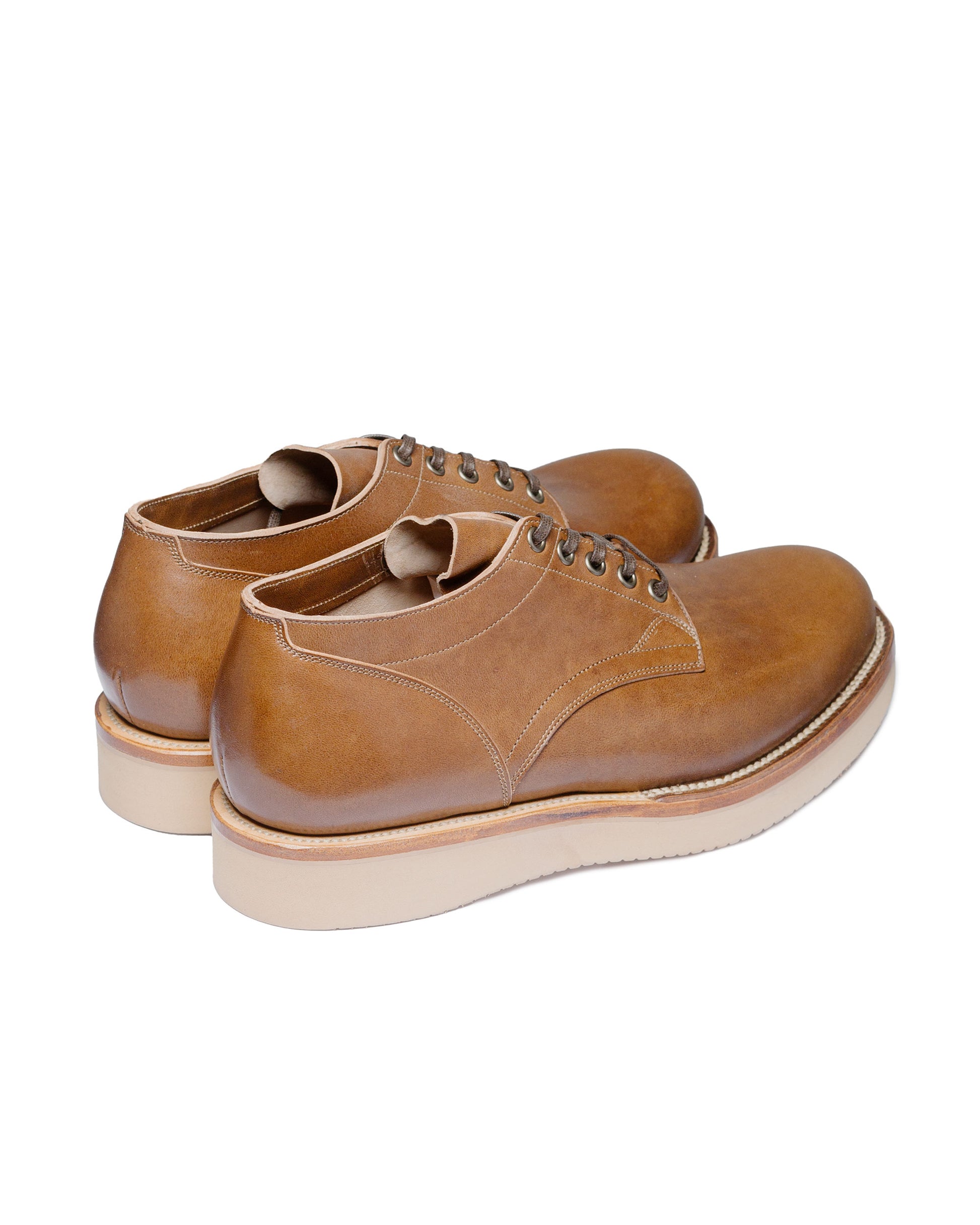 Viberg 145 Oxford Shoe Asfalto Lucida Horsebutt back side