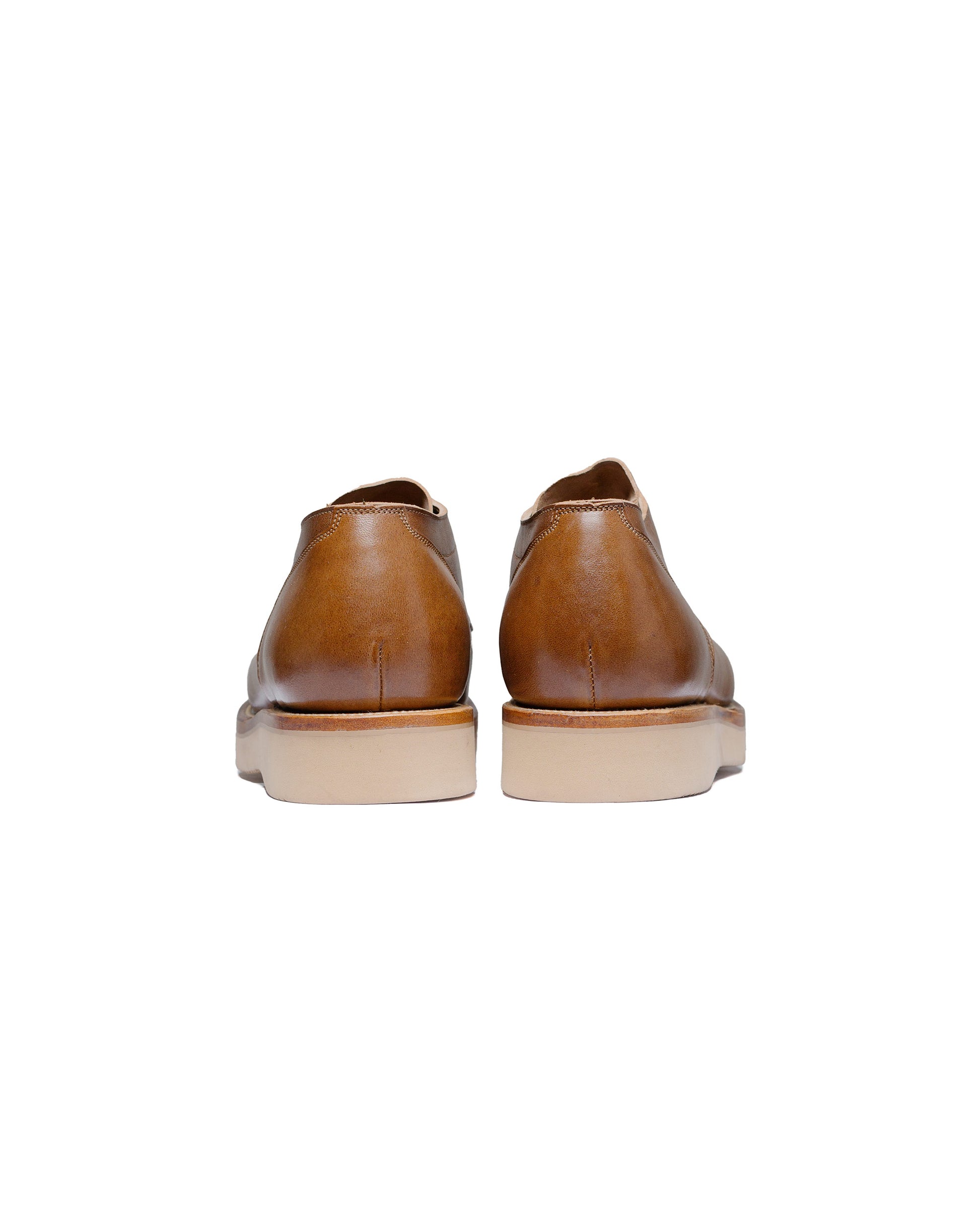 Viberg 145 Oxford Shoe Asfalto Lucida Horsebutt back