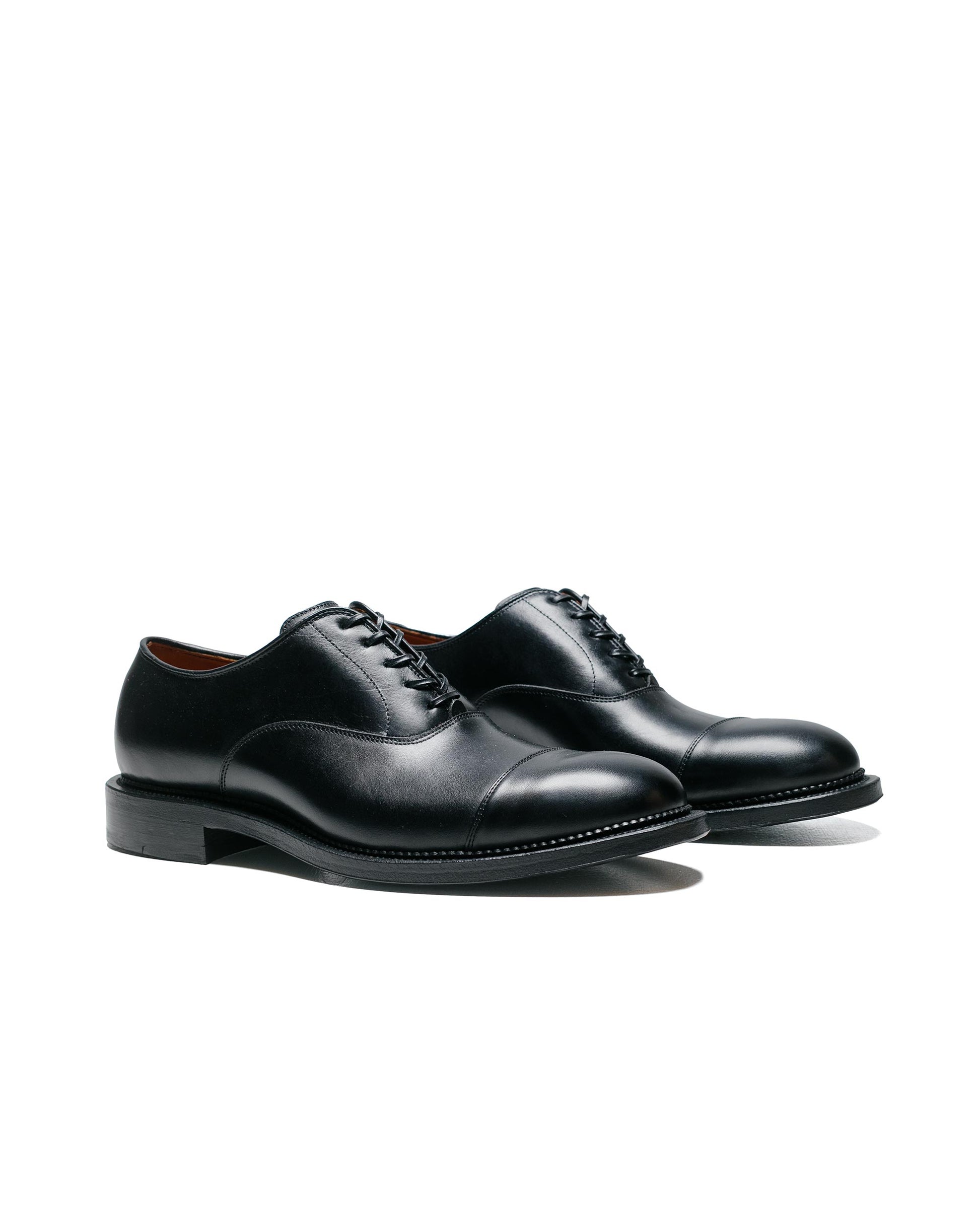 Viberg Bastion Oxford Black French Calf side