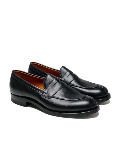 Viberg Bristol Loafer Black Alpine Calf